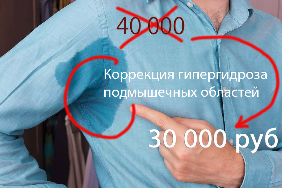 Потливость подмышек — больше не проблема!